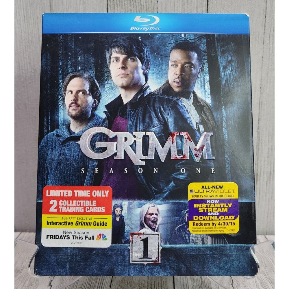 Grimm Season One Blu-Ray Set Sealed New In Plastic with Slipcover 2012 Gift